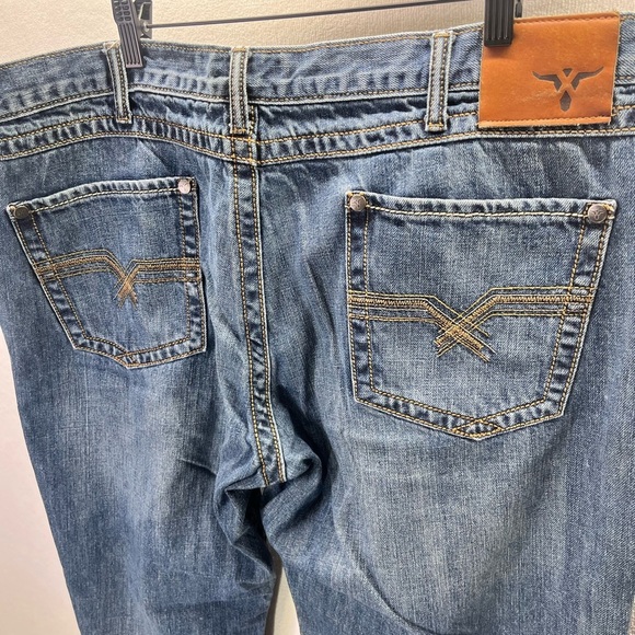 Wrangler 20X Extreme Relaxed Bootcut Jeans Mens 38/30 Western Denim Blue 2009 - Picture 1 of 10